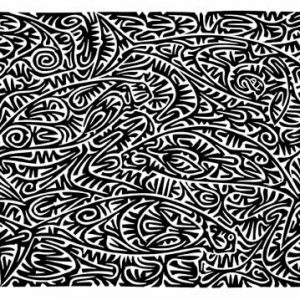 Alick Tipoti, Dhangal Launga Mizin, Torres Strait Islander art