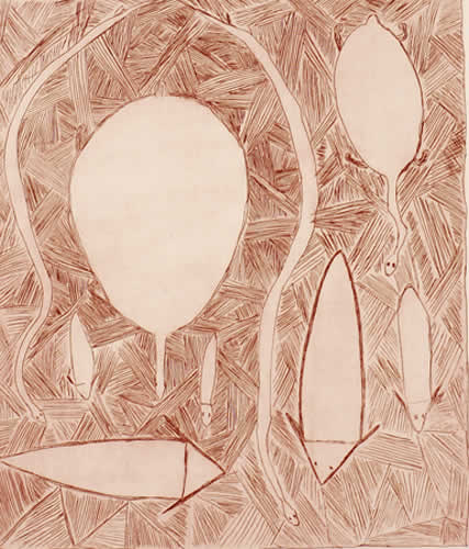 Clara Wubugwubuk, Catfish, Turtle and Snake, Aboriginal art