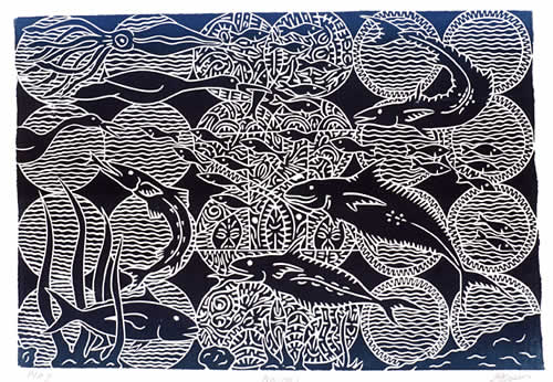 David Bosun, Nagai, Torres Strait Islander art