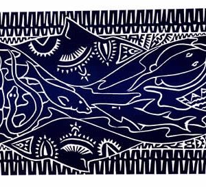 David Bosun, Mariel Kab (Spirit Dance), Torres Strait Islander art