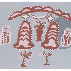 Hector Jandanay, Owl Dreaming, Aboriginal art