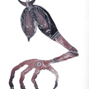 Dennis Nona, Surrk Au Ngarr (Bush Turkey Leg), Torres Strait Islander art