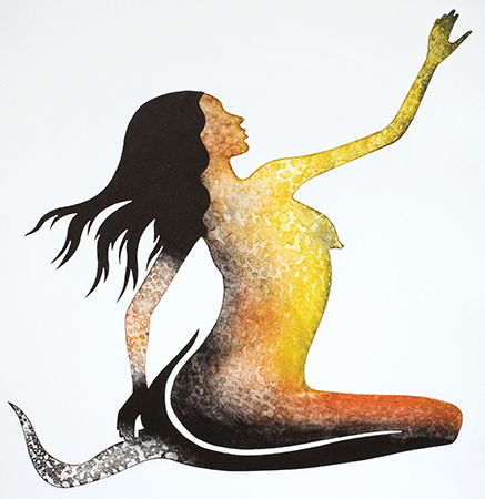 Lisa Michl (Ko-manggen), Water Fairy II, Aboriginal art