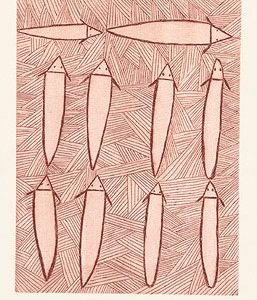 Clara Wubugwubuk, Catfish, Aboriginal art