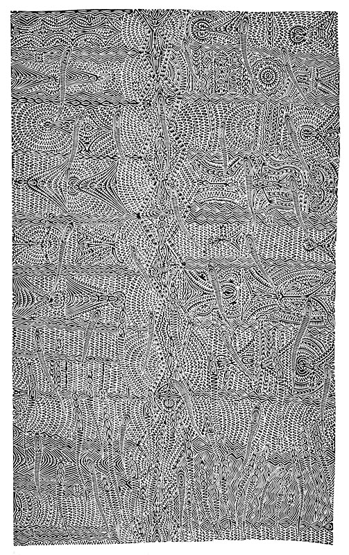 Dennis Nona, Dangau Pui, Torres Strait Islander art