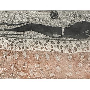 Dennis Nona, Wamadai II – Plant Medicine, Torres Strait Islander art