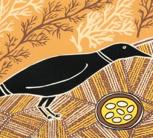 Doris Gingingara, Crow and Nest (Dry Season), Aboriginal art