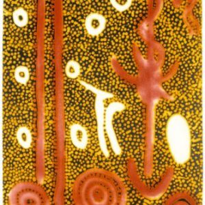 Paddy Stewart Japaljarri, Ngarlu Jukurrpa - Love Story II, Aboriginal art