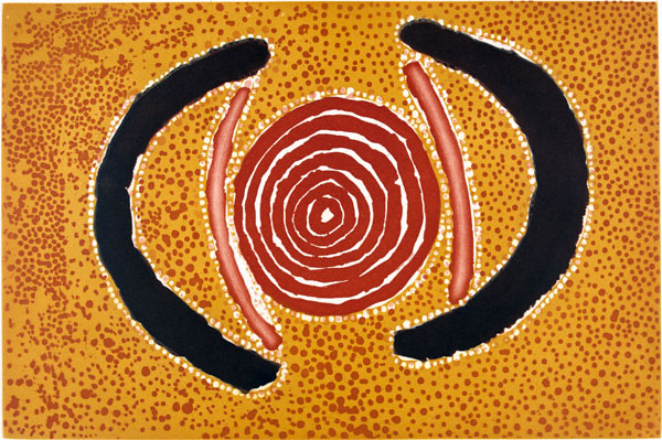 Samson Martin Japaljarri, Ngarlu Jukurrpa - Love Story, Aboriginal art
