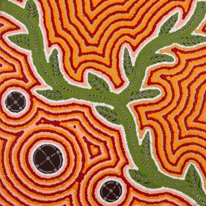 Ngalyipi Jukurrpa - Snake Vine Dreaming - Purturlu, Ingrid Napangardi Williams, Aboriginal art