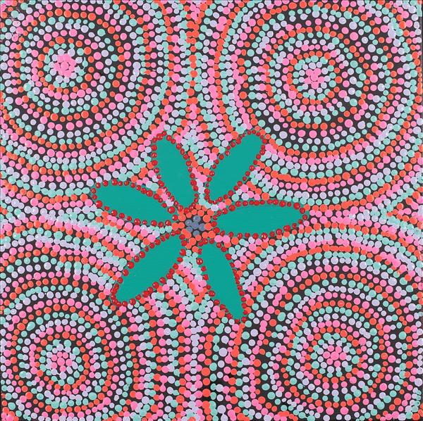 Yuparli Jukurrpa - Bush Banana Dreaming, Marita Napanangka Marshall, Aboriginal art