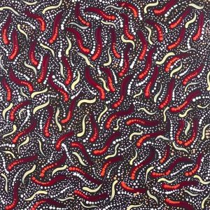 Yuparli Jukurrpa - Bush Banana Dreaming, Wendy Nungarrayi Brown, Aboriginal art