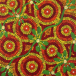 Yuparli Jukurrpa - Bush Banana Dreaming, Samantha Napurrurla Wilson, Aboriginal art