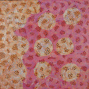 Pamapardu Jukurrpa - Flying Ant Dreaming - Warntungurru, Vanessa Nampijinpa Brown, Aboriginal art