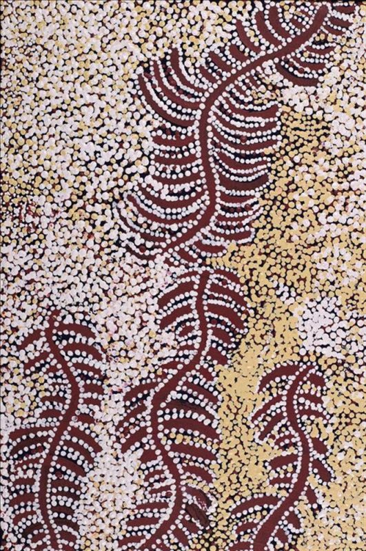 Watiya-warnu Jukurrpa - Seed Dreaming, Katrina Nampijinpa Brown, Aboriginal art